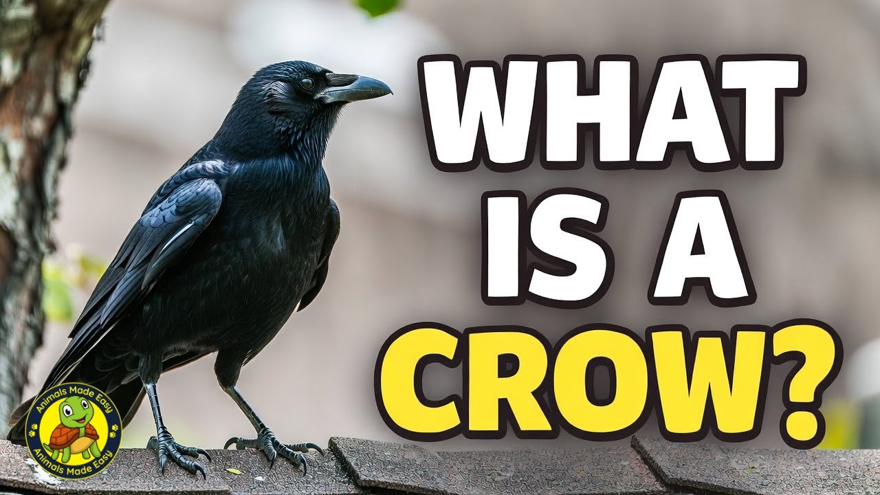 What Is a Crow? | Learn About Crows for Kids | Animals Made Easy