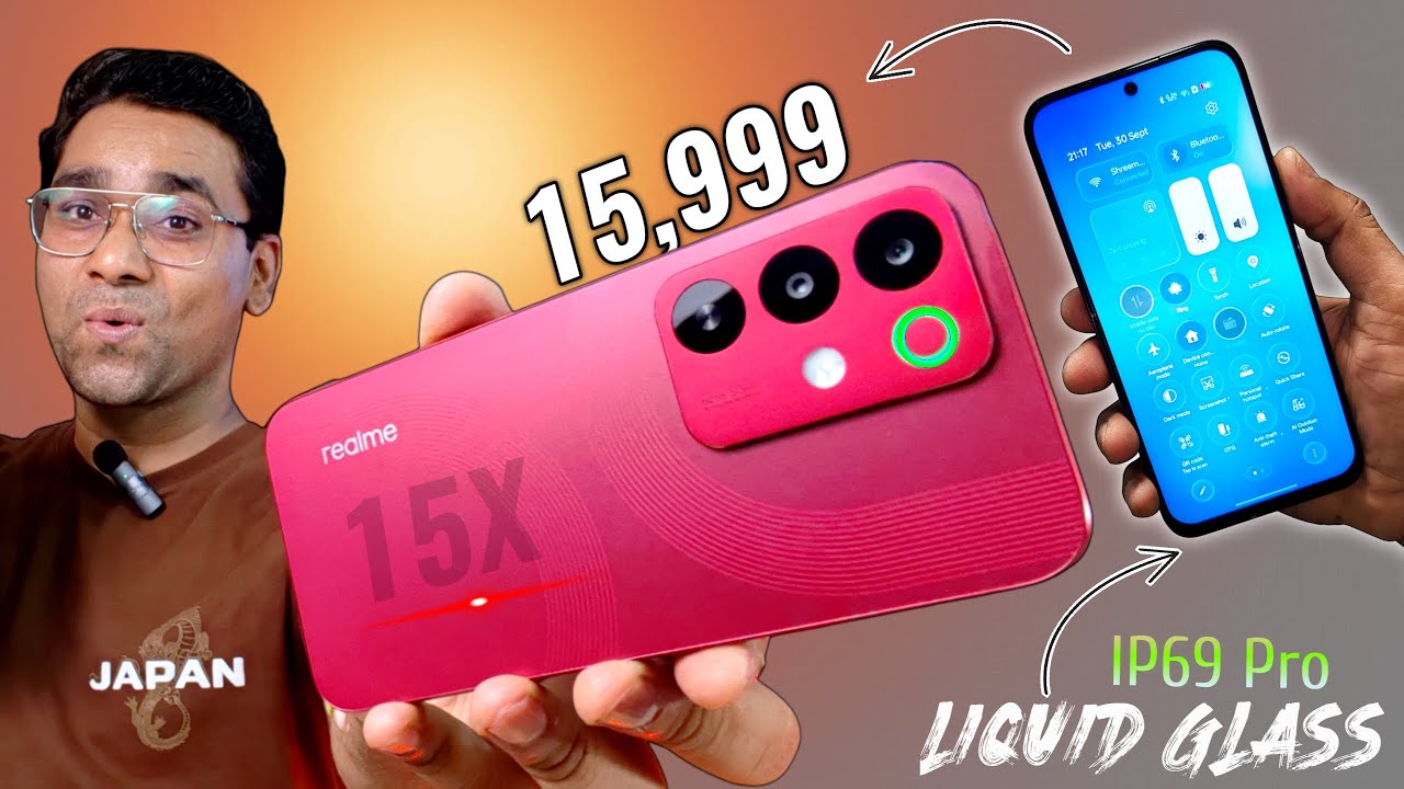 realme 15x First Impression & Review | IP69 Pro & 7000mAh Battery Mobile Under 15k 