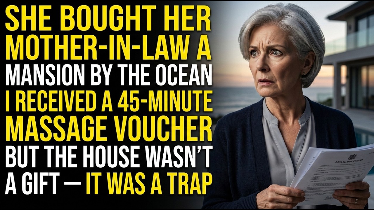 My Millionaire Daughter Gave Her Mother-in-Law a Mansion — I Only Got a 45-Minute Massage Voucher
