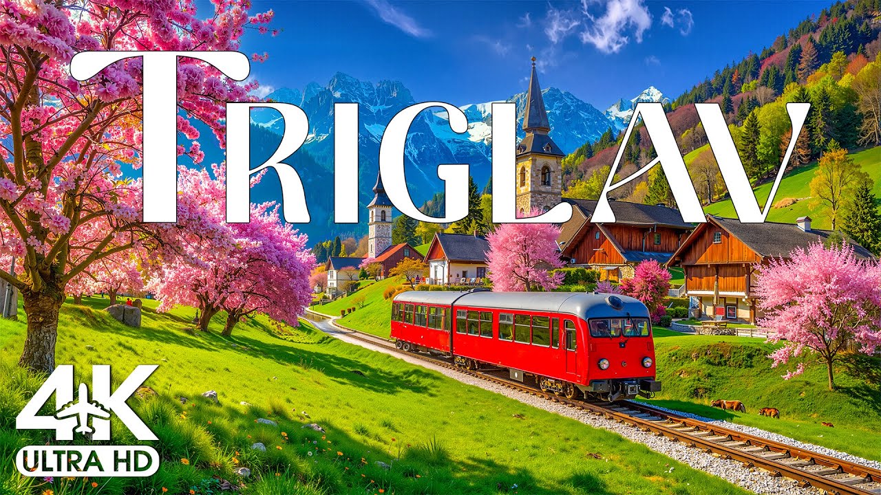 Beauty of Triglav in 4K UHD 🏔️ Alpine Lakes, Forest Trails & Mountain Peace with Gentle Piano
