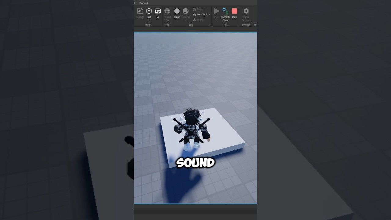 How to play sound when part is touched in Roblox studio tutorial #robloxstudiotutorial #robloxstudio