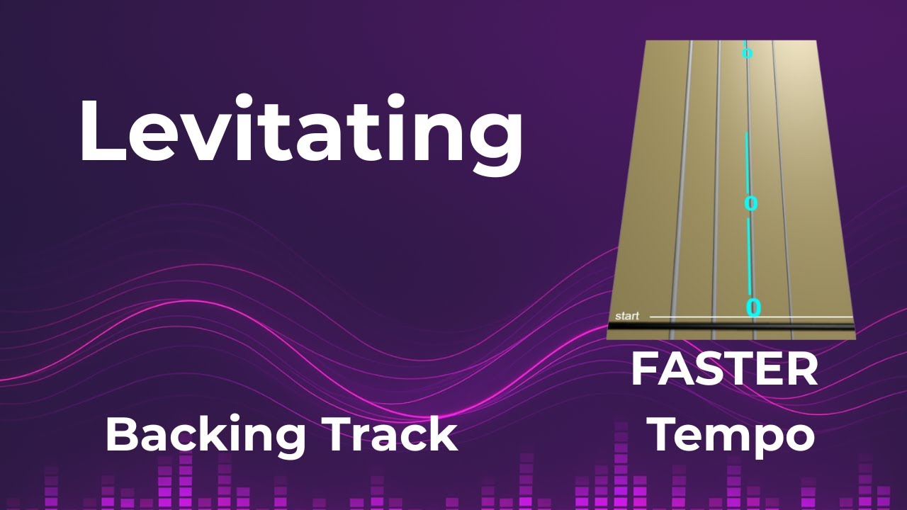 LEVITATING 🪩by Dua Lipa |Violin Cover | FASTER | Backing Track Violin Tutorial ➜ Animated Violin TAB