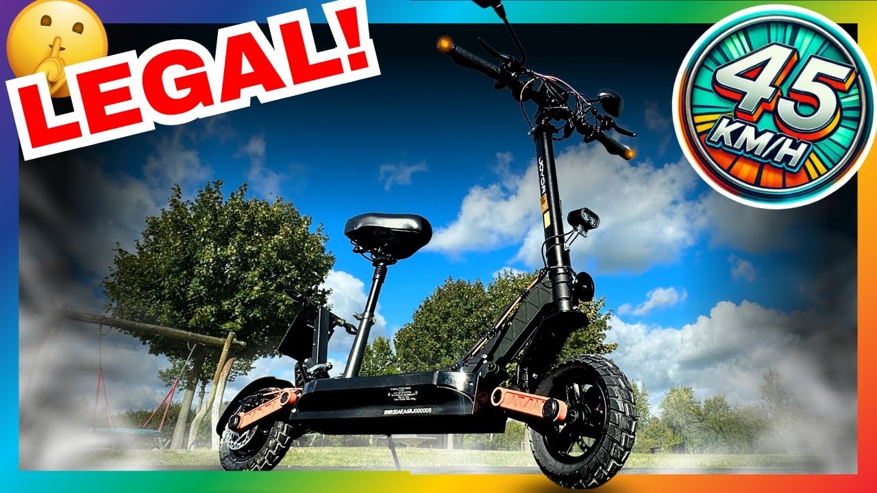 Joyor S8E „eScooter“ oder E-Roller? 🤔 Wie wird aus 20 km/h plötzlich ein 45 km/h Flitzer? ⚡🛴 