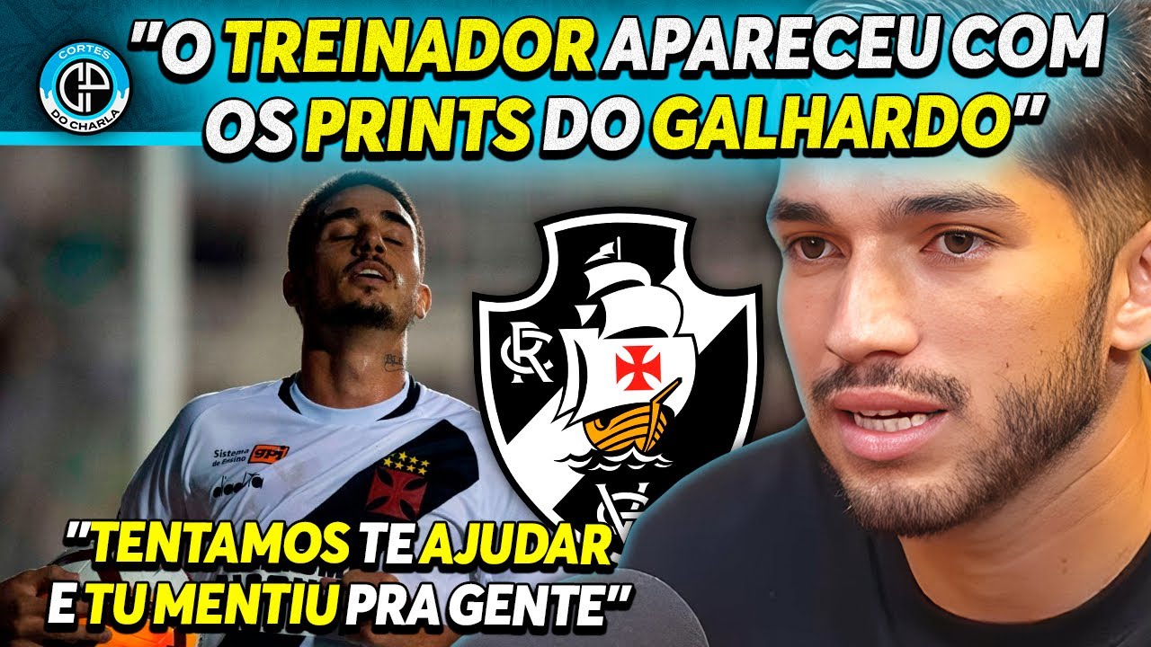 TRETA DO THIAGO GALHARDO COM O ELENCO DO VASCO 