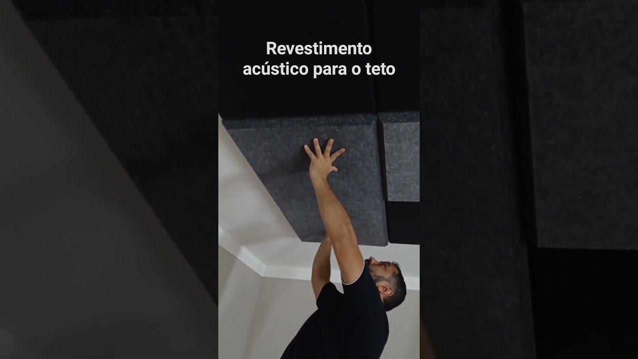 Revestimento Acústico para o Teto. 