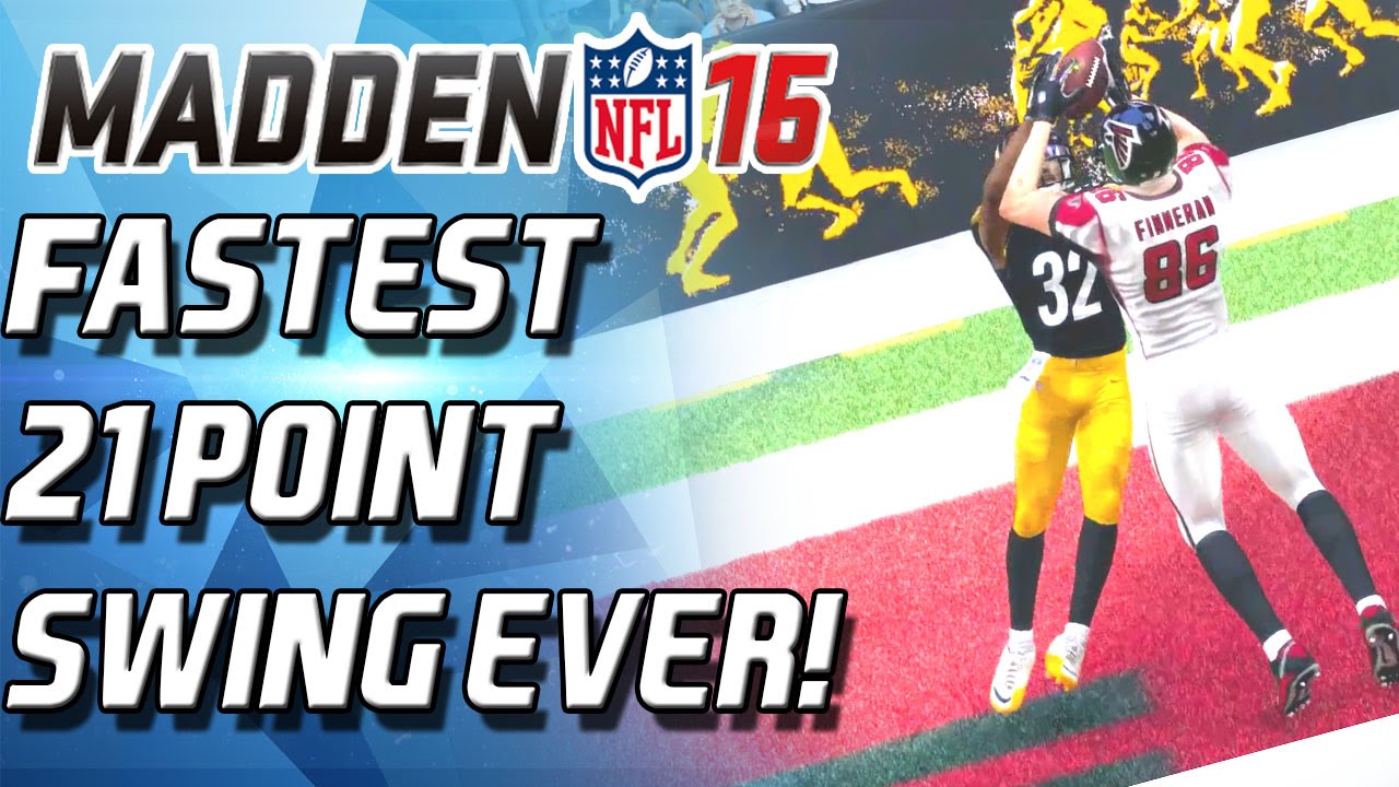 FASTEST 21 POINT SWING EVER! BIG PLAY BONANZA! - Madden 16 Draft Champions
