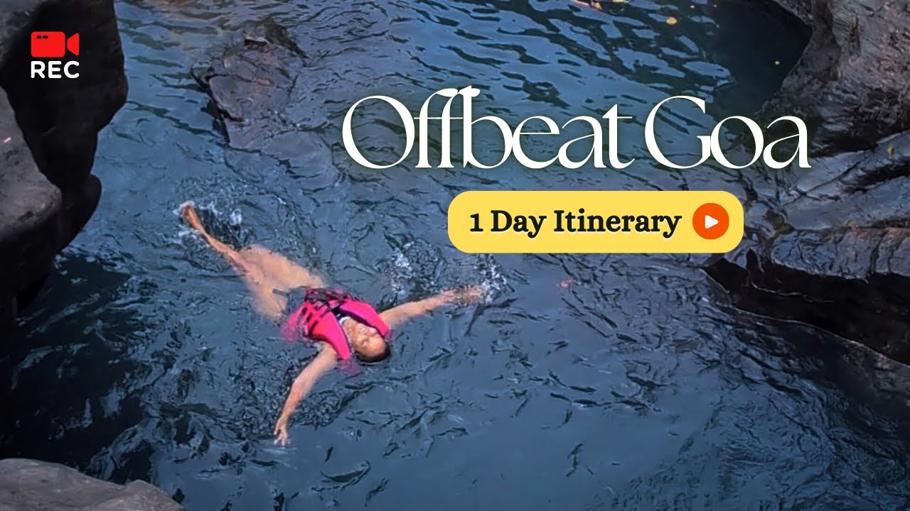 If You Have 1 Day in 📍Goa, Do This! (Hidden Waterfall, Jungle Trek & Local Food)