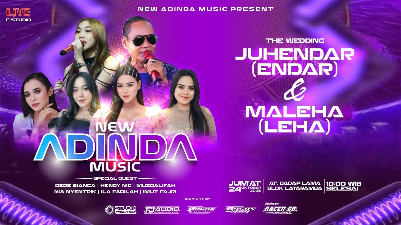 🔴 LIVE NEW ADINDA MUSIC | EDISI MALAM JUM'AT 24 OKTOBER 2025 | DADAP INDRAMAYU