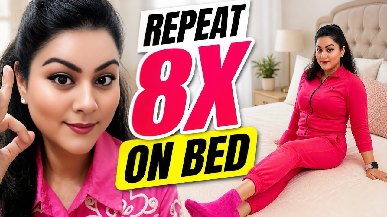 Do this 8 Times To Burn Thigh Fat – Get Slimmer Legs In 14 Days (No Jumping, No Floor)
