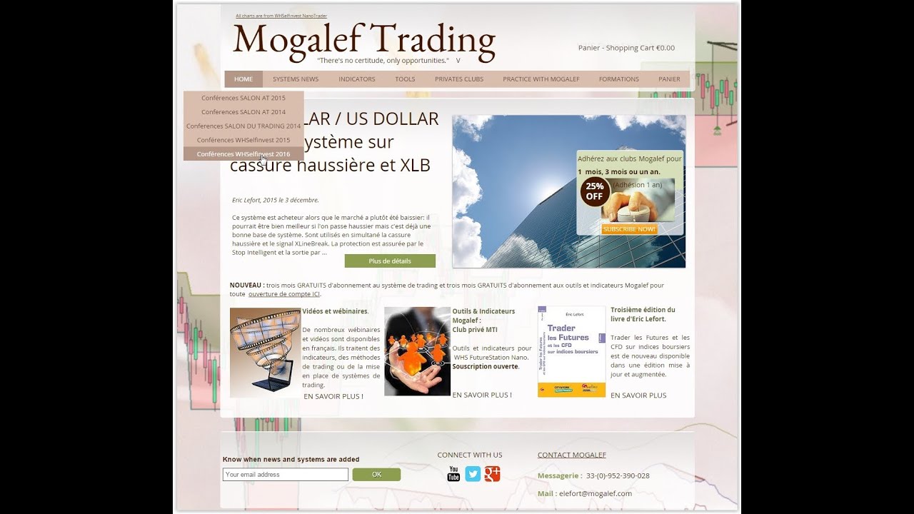 Eric Lefort : trading et analyse en direct