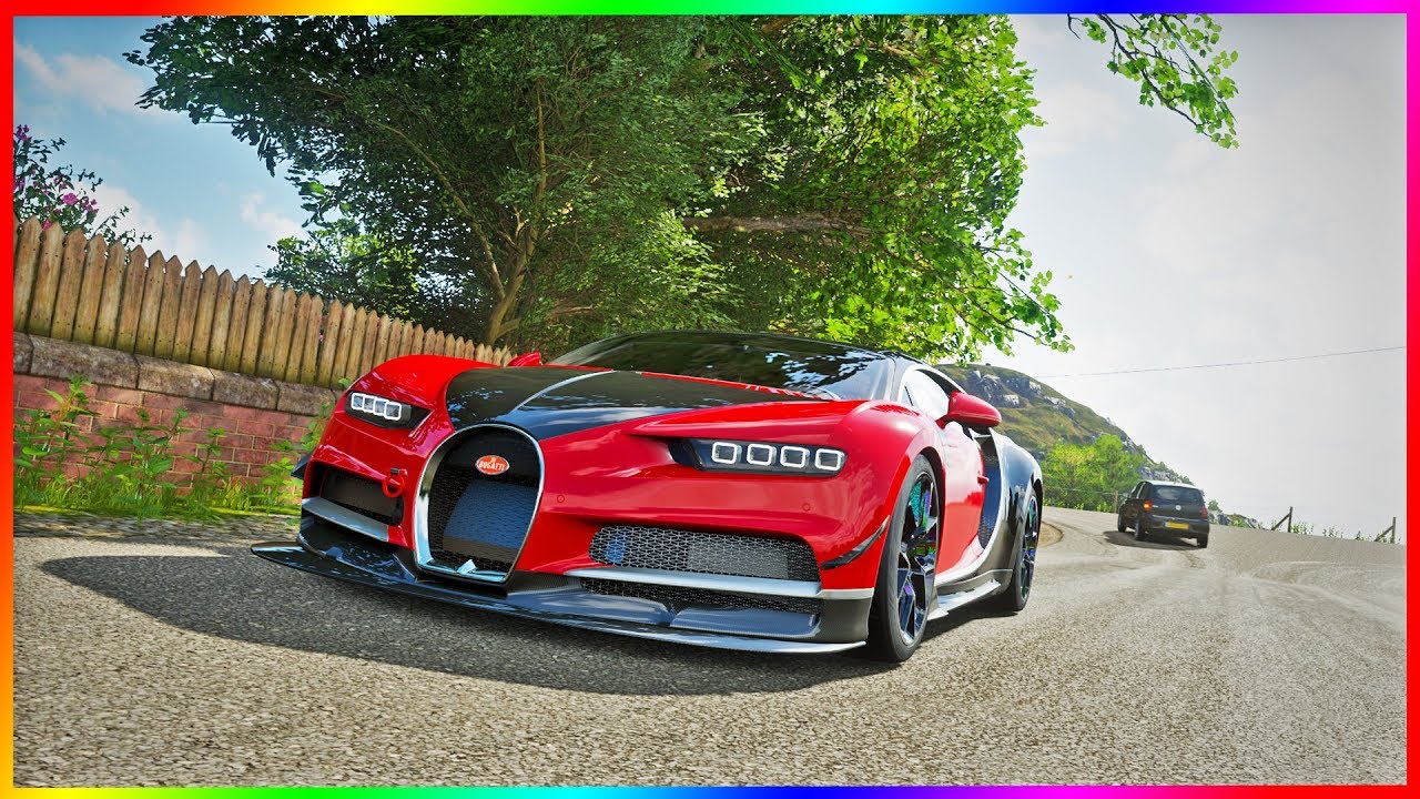 FORZA HORIZON 4 - BUGATTI CHIRON NA DRIFT!