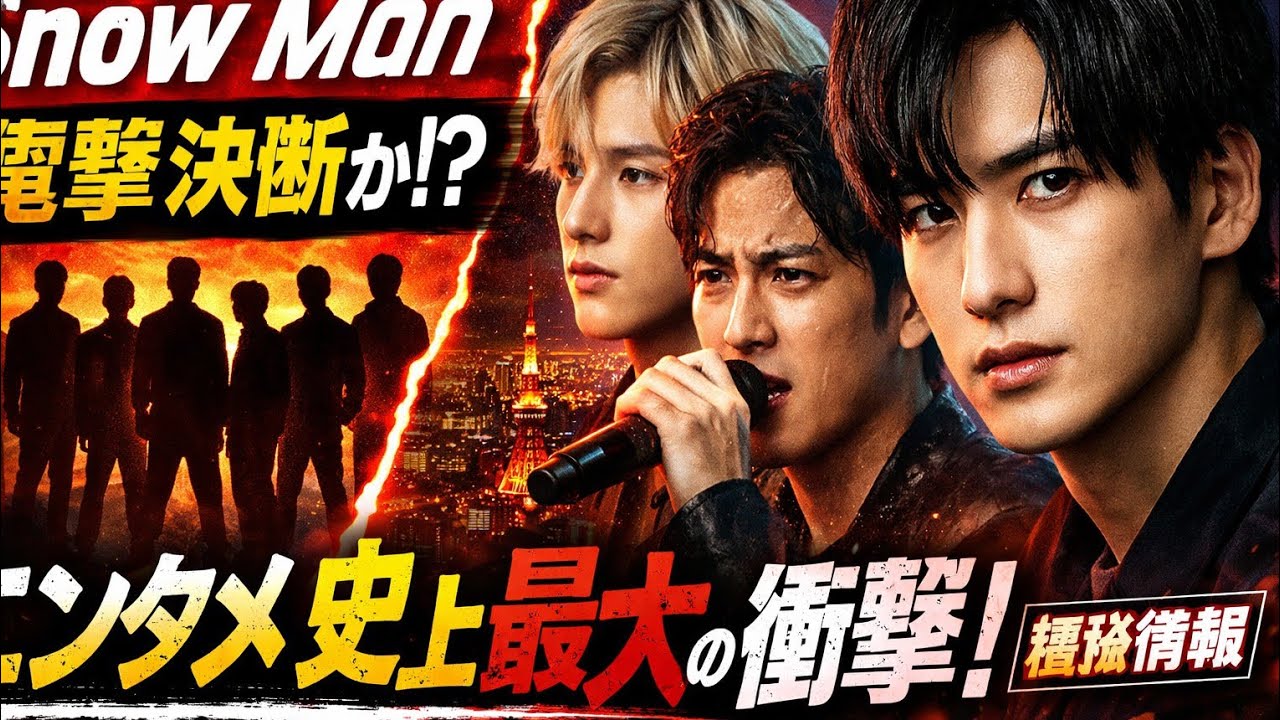 🔥【Snow Man 衝撃スクープ】ラウール＆目黒蓮の“決断”とは⁉️ 全員集合の秘密を暴露💥🎤【J-POPニュース】✨