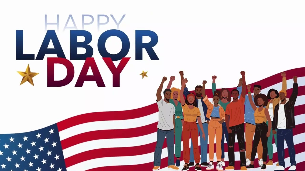 Labor Day Screensaver - Labor Day Wallpaper - Labor Day Celebration - HD - 1 HR 