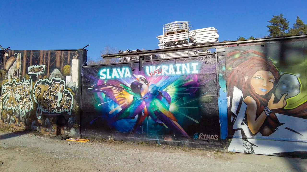 Stockholm Suburb Walk - Rågsved and Snösätra Graffiti