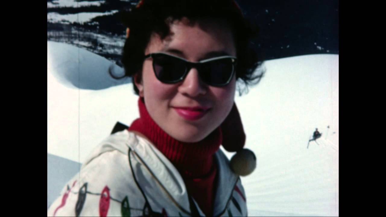 Helicopter skiing during the 1950's at Mt Alyeska, Alaska.