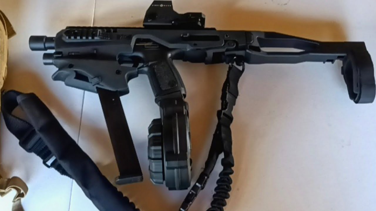 SD9VE On MCK With Reflex Sight & Sling | Sight Mark R-Spec | SD9VE MCK With Ultra Shot R-Spec Sight
