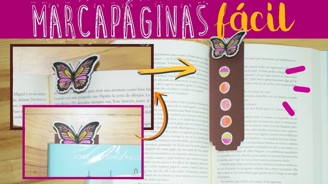 DIY Marca p&aacute;ginas F&Aacute;CIL | Punto de libro