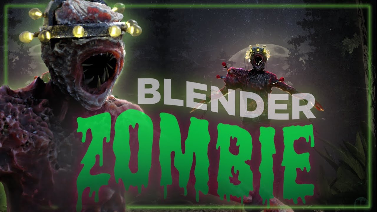 HOW to make a ZOMBIE in 5 Minutes | Blender