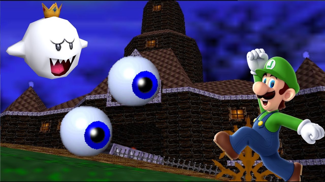 Super Mario 64 DS HD 150 Stars COURSE 5: Big Boo's Haunt