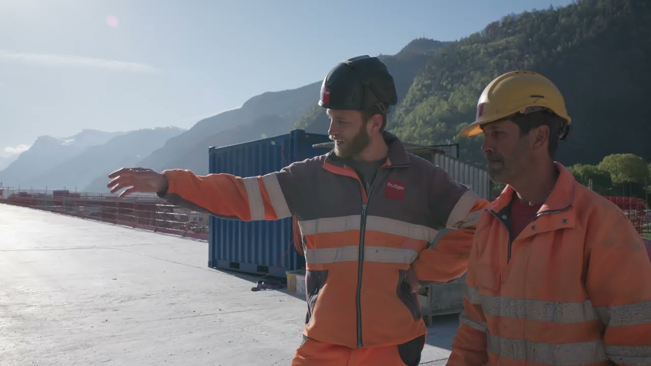 Vollanschluss Autobahn A9 in Raron, VS 🚧