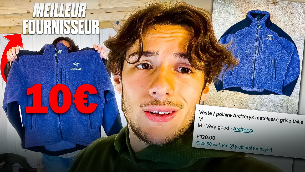 JE TESTE UN NOUVEAU GROSSISTE INCROYABLE POUR L'ACHAT-REVENTE ?! (Arc'teryx à 10€)