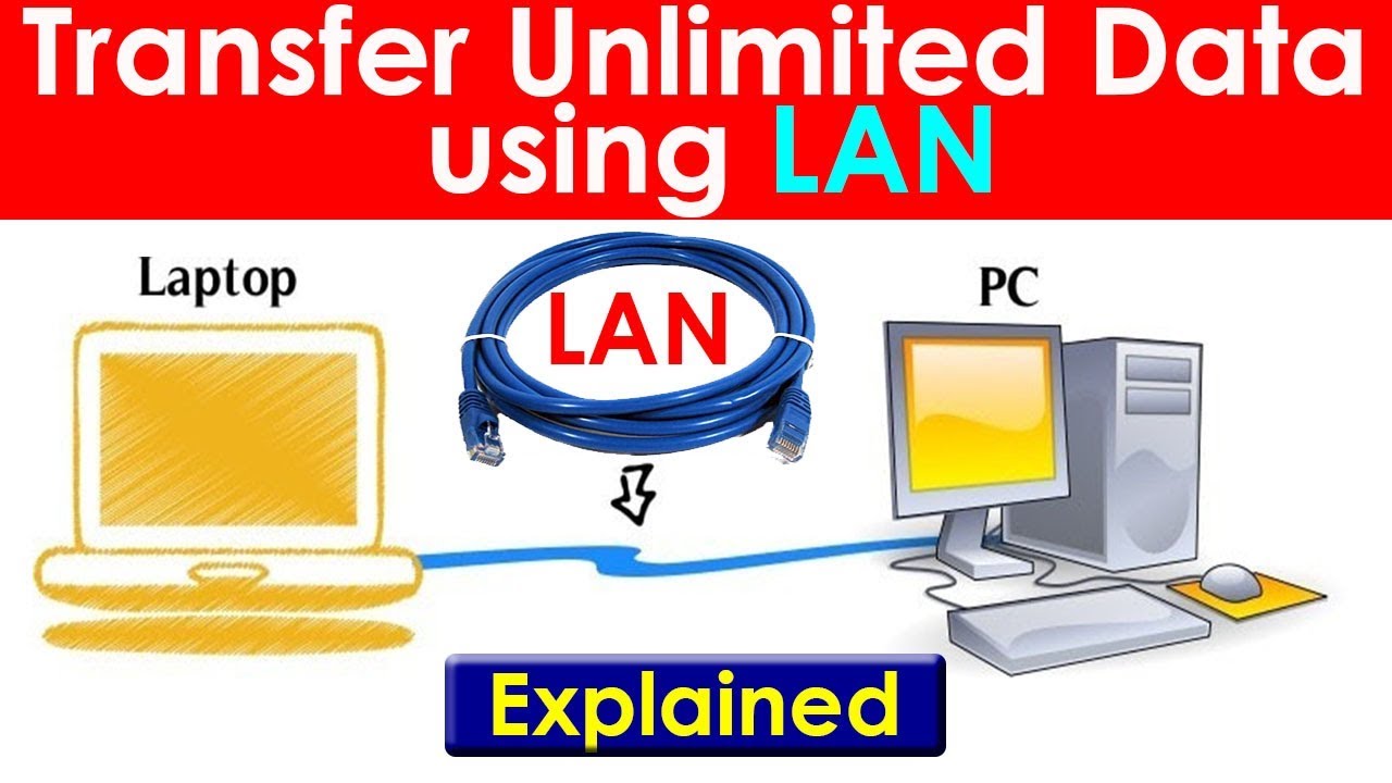 [Hindi] How to transfer data from one PC to Another using LAN Cable | Explained