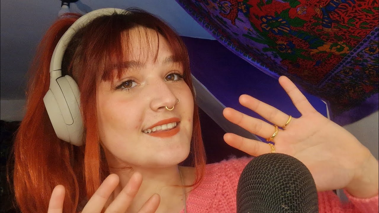 ASMR personal attention skincare !!! (mouthsounds,tapping,handsounds)