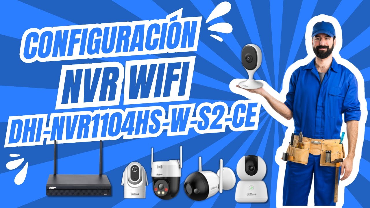 Curso Gratuito- Como inicializar y configurar un NVR/Wi-Fi Modelo-DHI-NVR1104HS-W-S2-CE