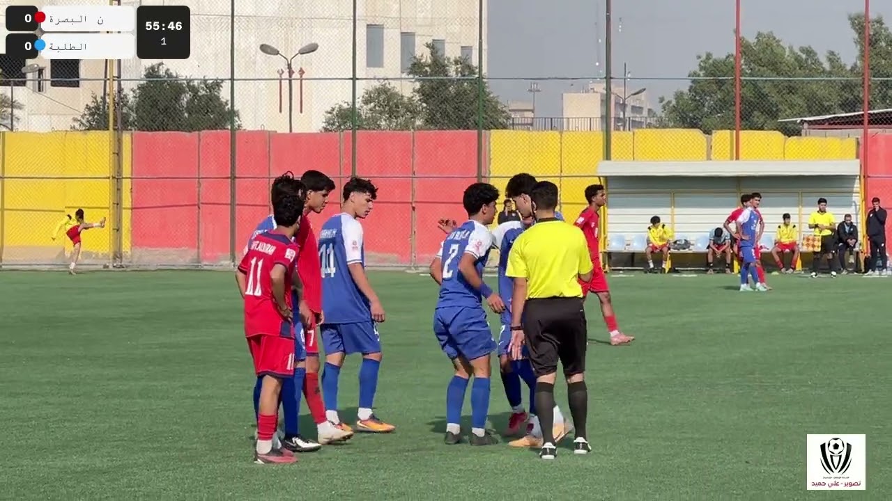 الشوط الثاني شباب نفط البصرة والطلبة