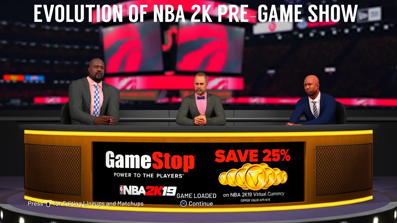 Эволюция предматчевого шоу NBA 2K (NBA 2K15 - NBA 2K19)