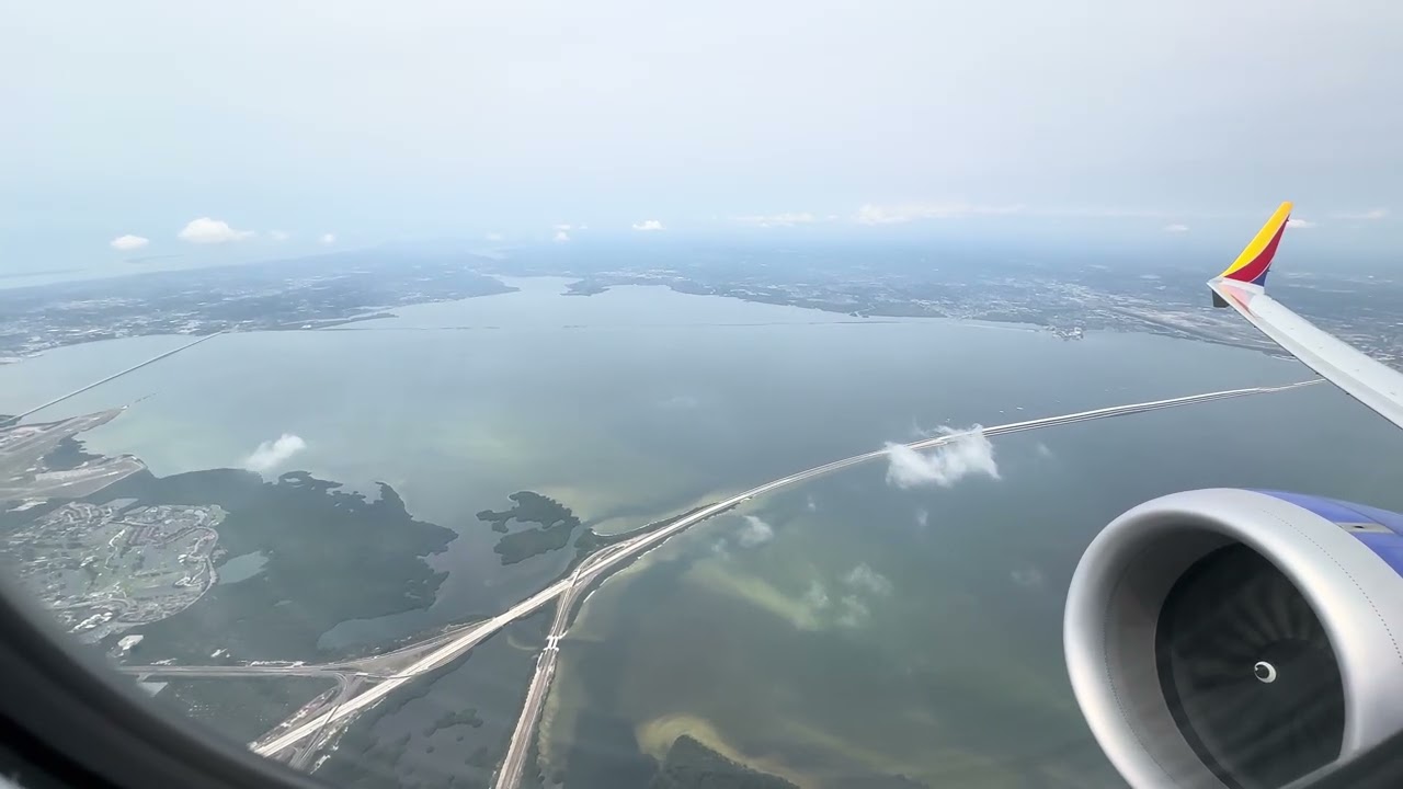 Southwest Boeing B737-8MAX Departing Tampa (TPA)