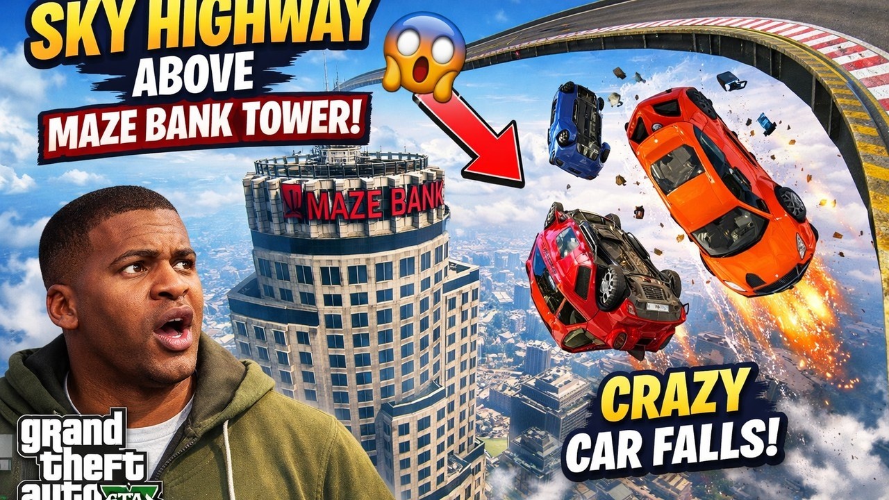 Is GTA V's Maze Bank Tower REALLY the Most DANGEROUS Place to Drive?