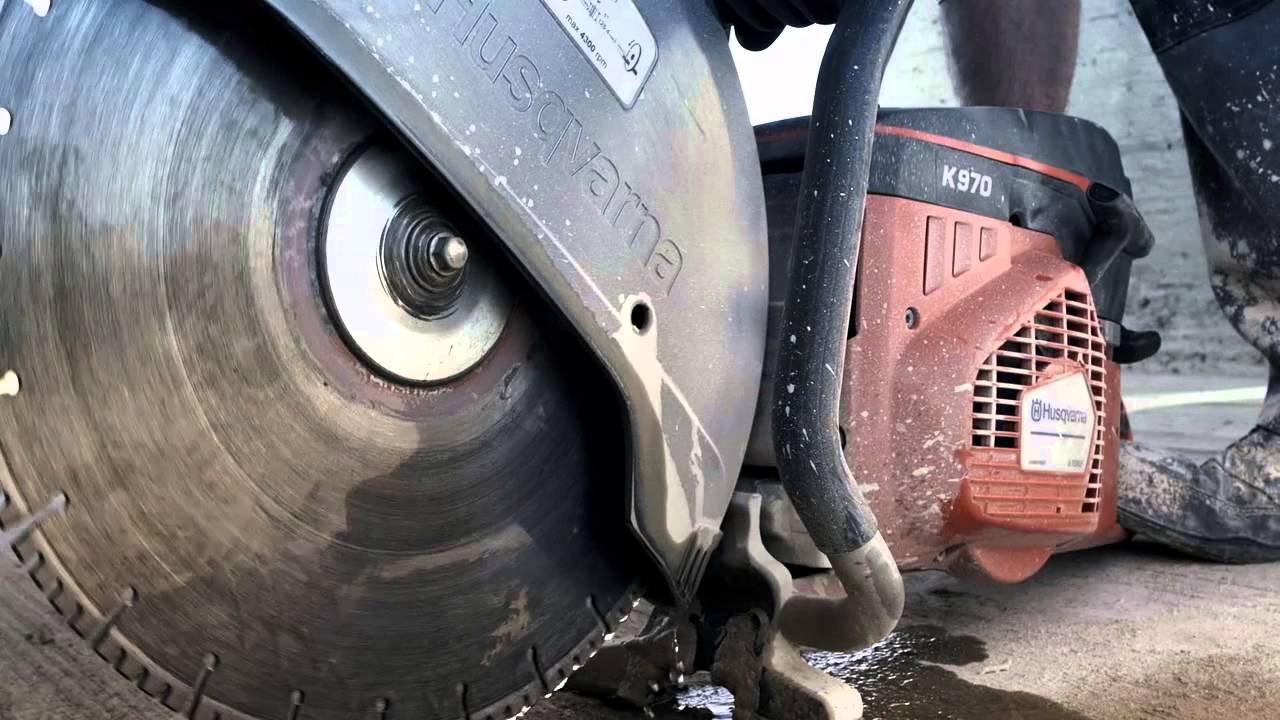 The new K 970 concrete cutter from Husqvarna