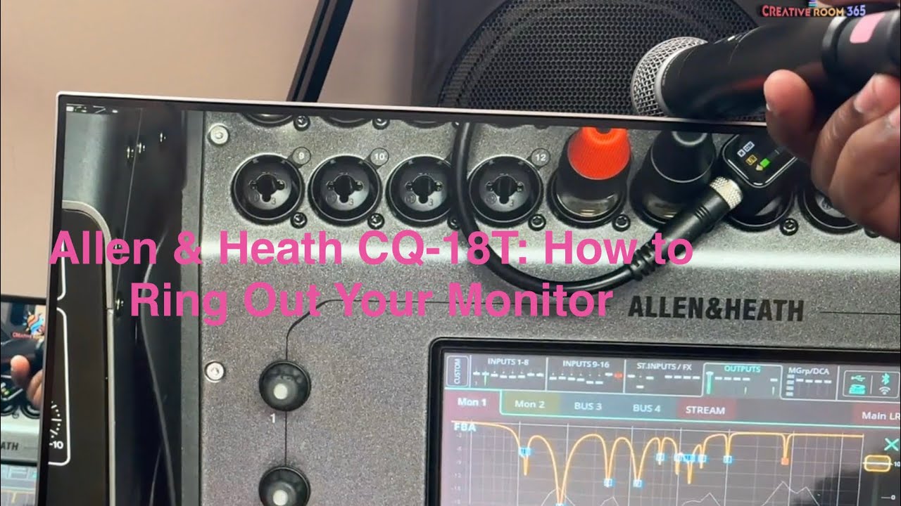 Allen & Heath CQ-18T // Почему НИКОГДА не следует включать динамики рядом с клиентами.