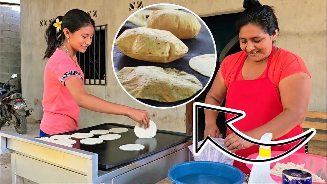 TORTILLAS DE MAIZ, Asi Reinician Su Negocia Angelica Y Su Mami