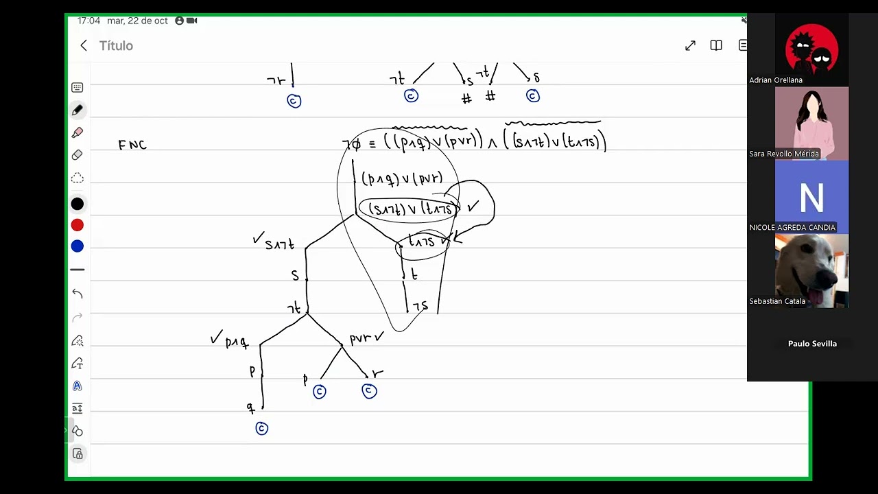 LÓGICA FORMAL (CLASE 22)