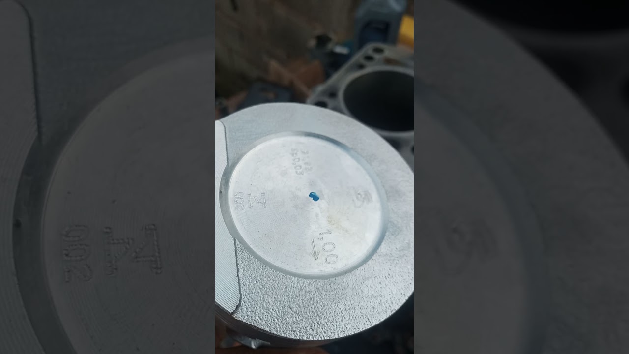 montagem da bila no pistao do motor ap