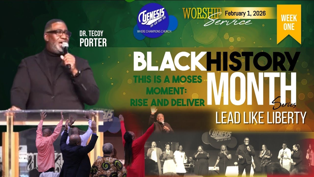 Genesis Replay from Today's Service, This Is a Moses Moment: Rise and Deliver