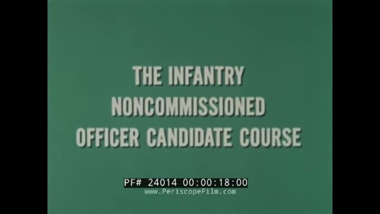 1960s U.S. ARMY INFANTRY NCO NON-COMMISSIONED OFFICER COURSE  FT. BENNING, GA.  24014