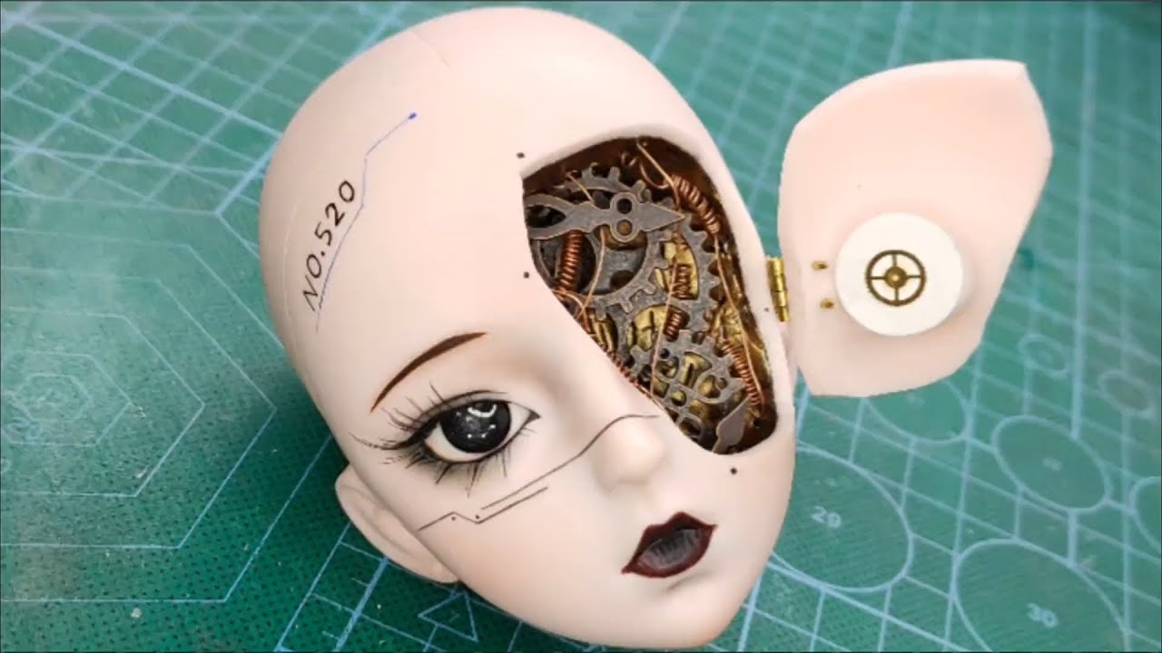 DIY | Clay modelling | Sculpting | BJD Faceups stoties | Repainting Dolls | Doll Makeup | L101