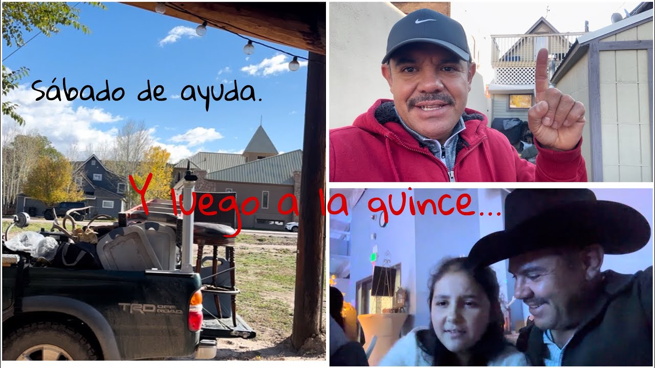 Mexicano en USA ayudando al gringo a mover sus tiliches y de fiesta 