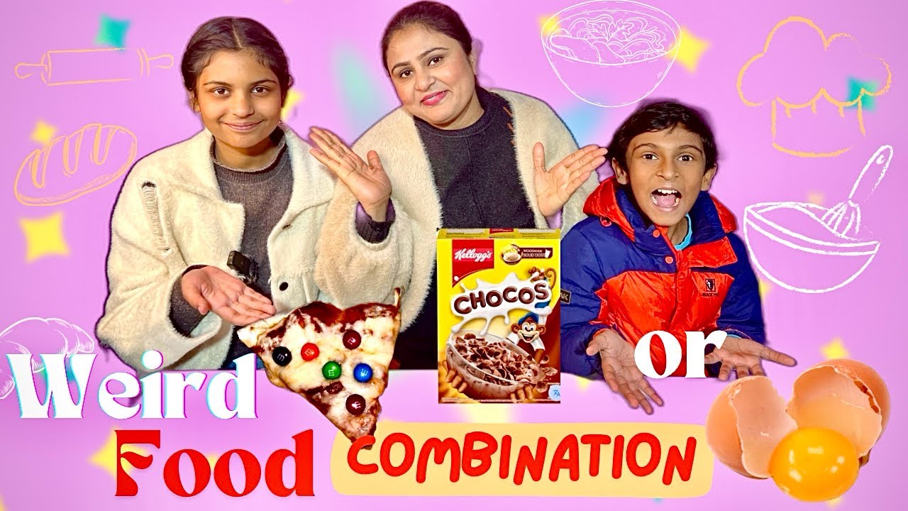 We try weird food combination । Game video । Challenge video ।