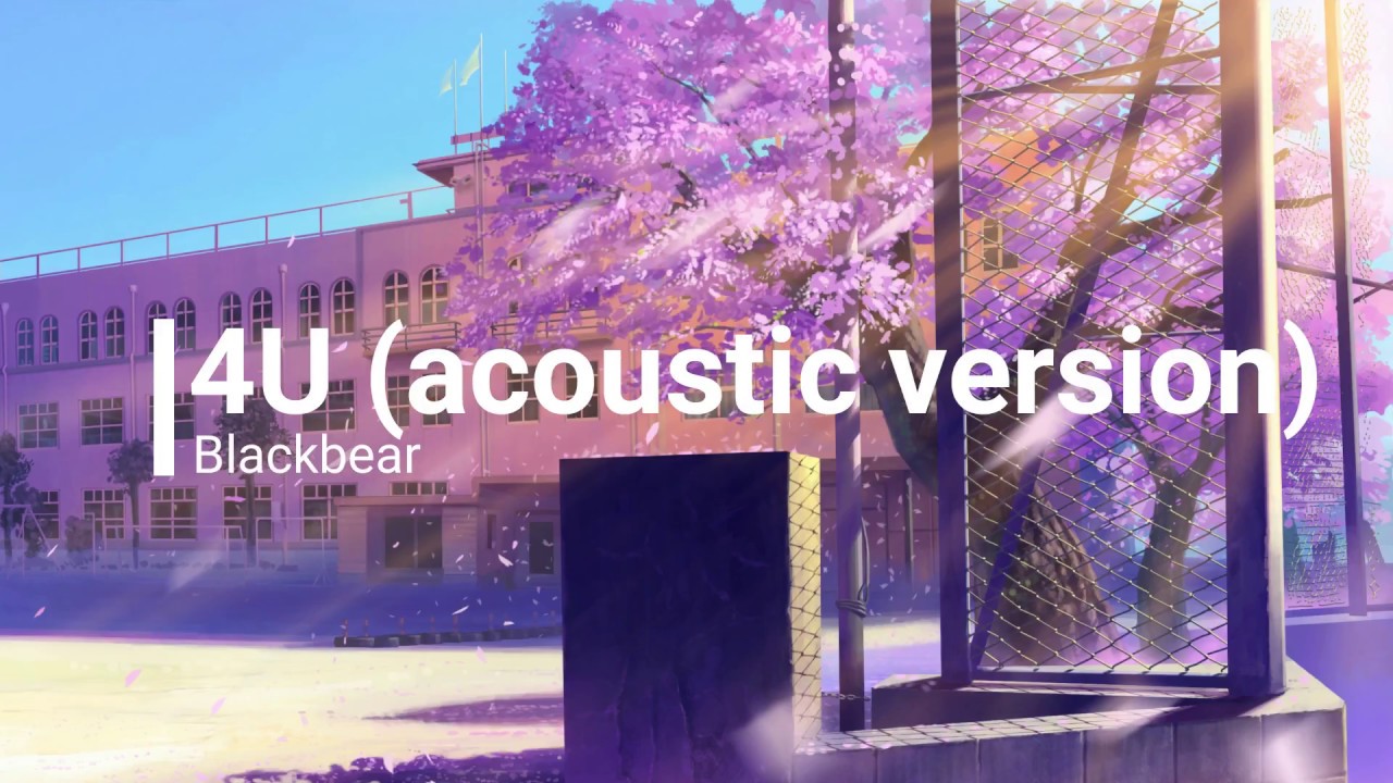 Blackbear- 4U (acoustic version)  lyrics