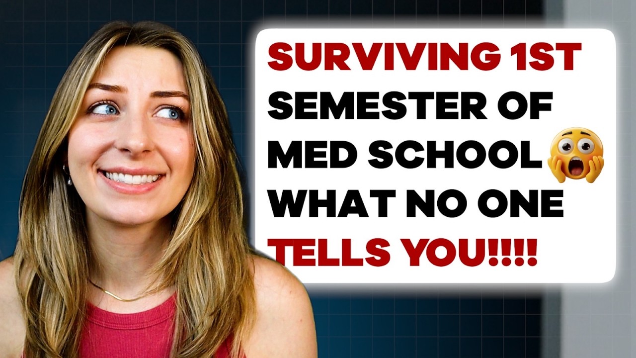 If I could redo the first semester of med school, I'd do this