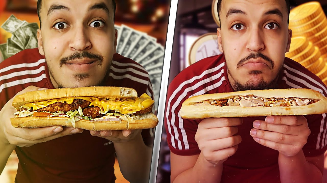 SANDWICH POULET DE LUXE VS SANDWICH POULET DE LA HESS !