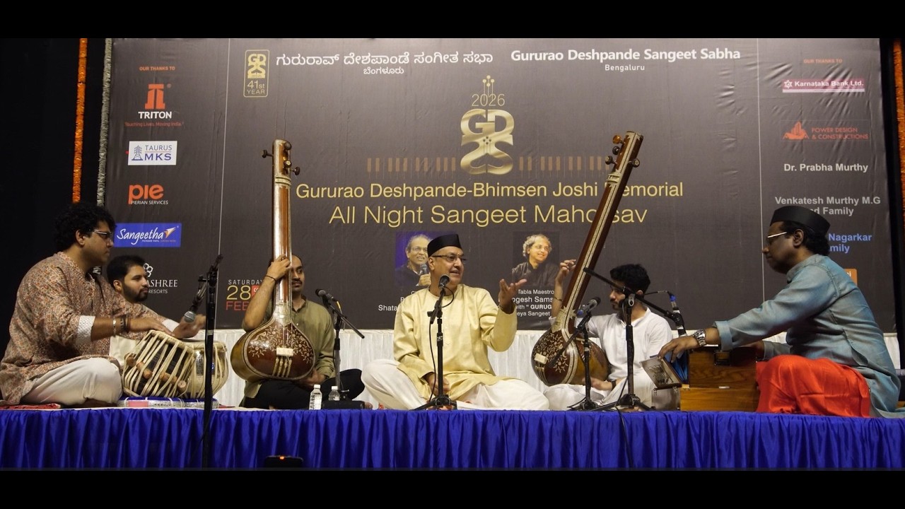 Raag Tilak Kamod | Kannada Bhajan | Dr. Dattatreya L Velankar | Live Concert – Part 2