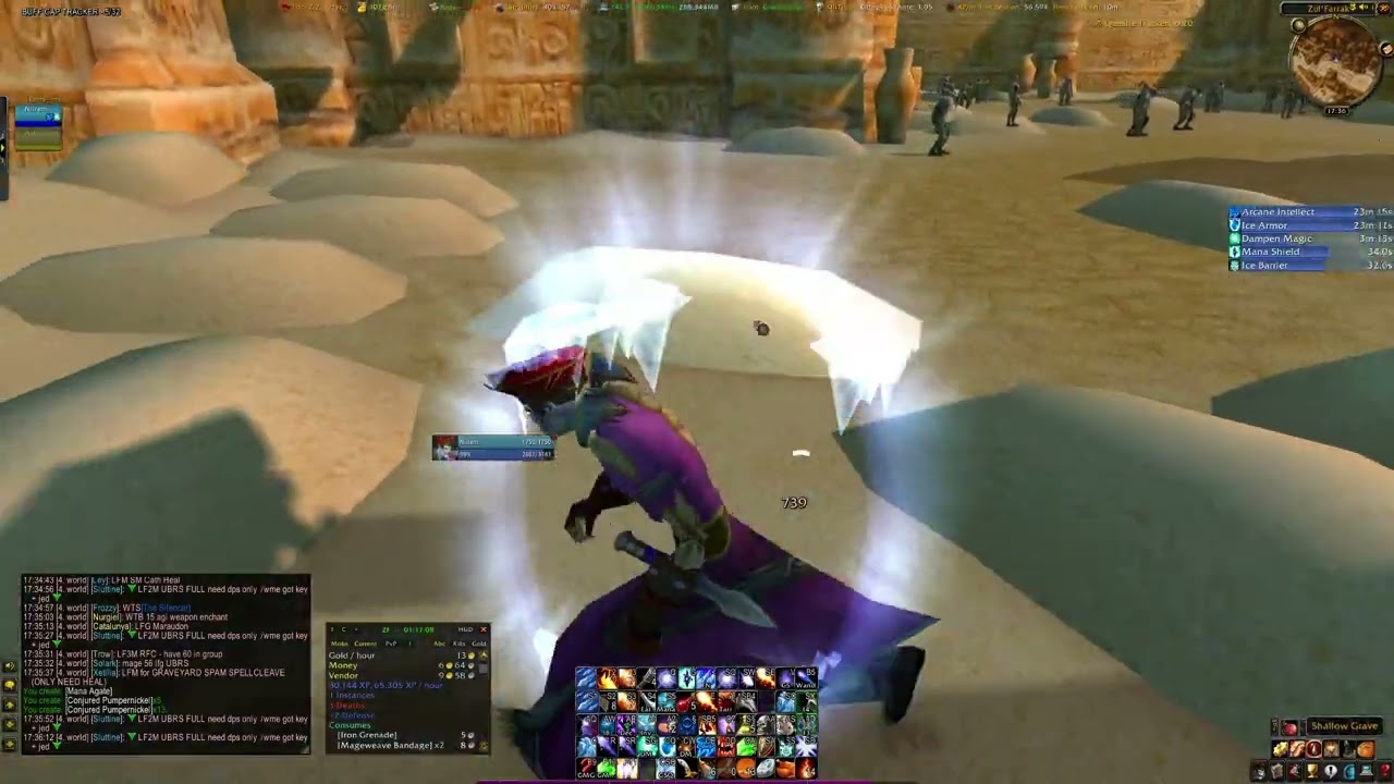 WoW Classic Era Level 40 Mage ZF