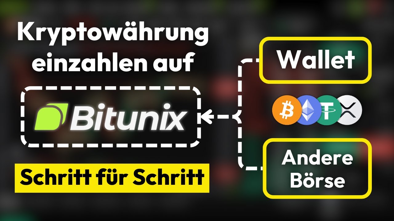 Kryptow&auml;hrungen einzahlen auf Bitunix ✅ Krypto Einzahlung Anleitung (Schritt f&uuml;r Schritt)