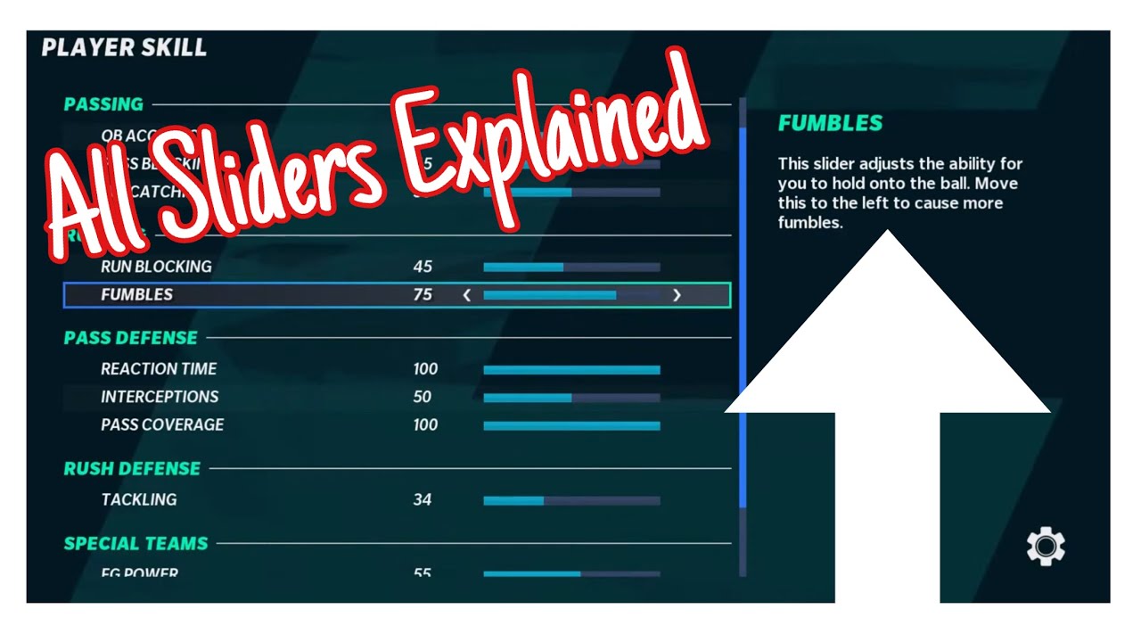 What Does Each Slider Do In Madden? Clearing Up The Confusion!