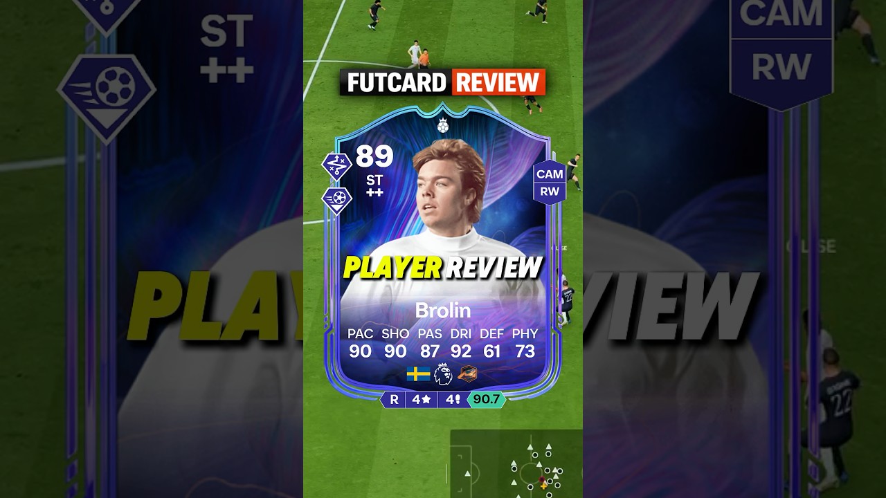 🇸🇪 89 BROLIN Review in FC26 - SOLID STRIKER/CAM 🫡💪🏽  #fc26 #fantasy #fc #brolin #review #fifa